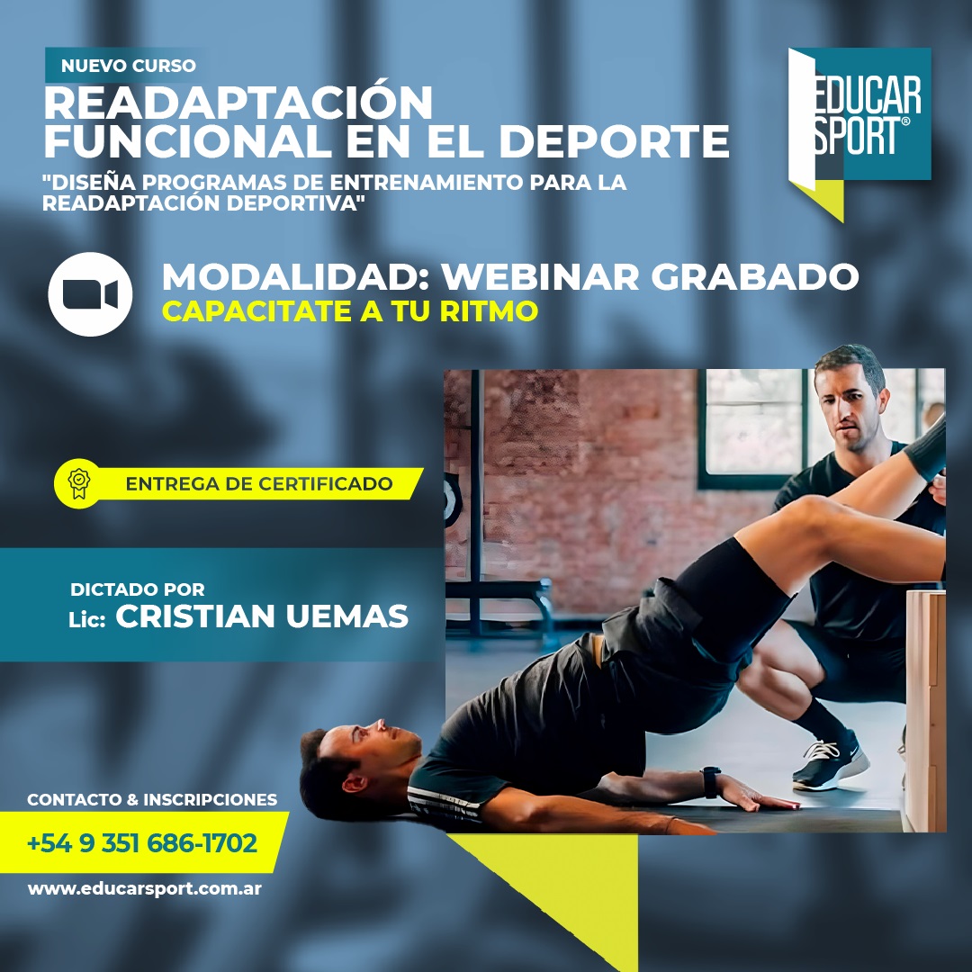 Readaptación Funcional Aplicada al Ámbito Deportivo